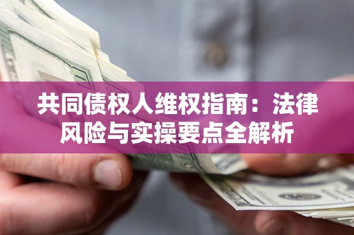 北京共同债权人维权指南：法律风险与实操要点全解析