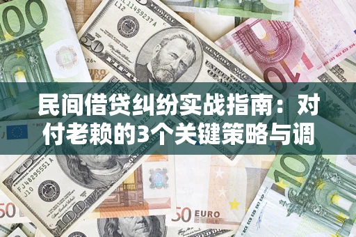 北京民间借贷纠纷实战指南：对付老赖的3个关键策略与调解盲区解析