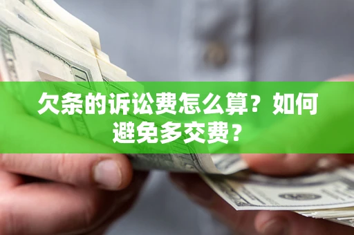 北京欠条的诉讼费怎么算？如何避免多交费？