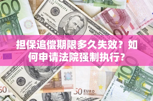 北京担保追偿期限多久失效？如何申请法院强制执行？