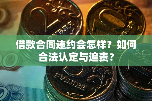 北京借款合同违约会怎样？如何合法认定与追责？