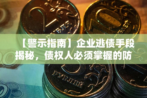北京【警示指南】企业逃债手段揭秘，债权人必须掌握的防坑宝典